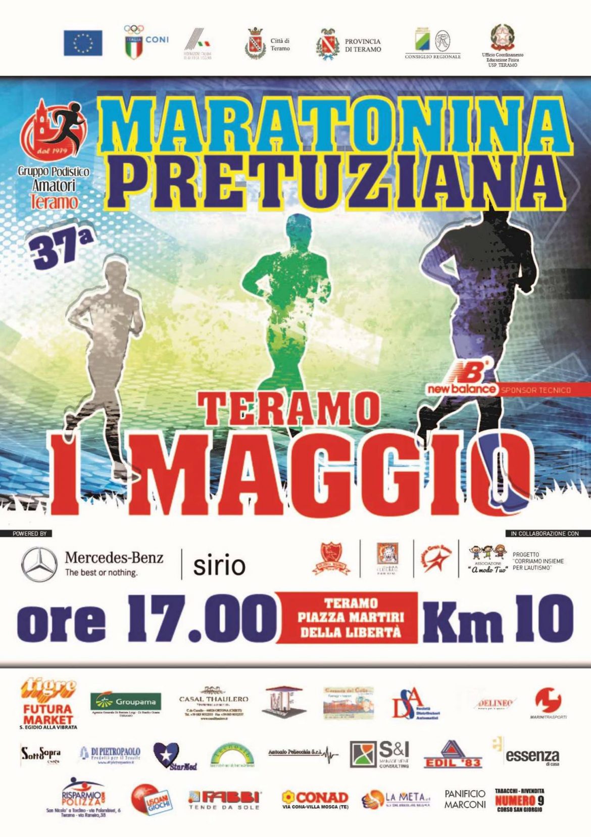 37^ Maratonina Pretuziana e Corriamo insieme per l’Autismo a Teramo | Mamma dove mi porti? Abruzzo e dintorni