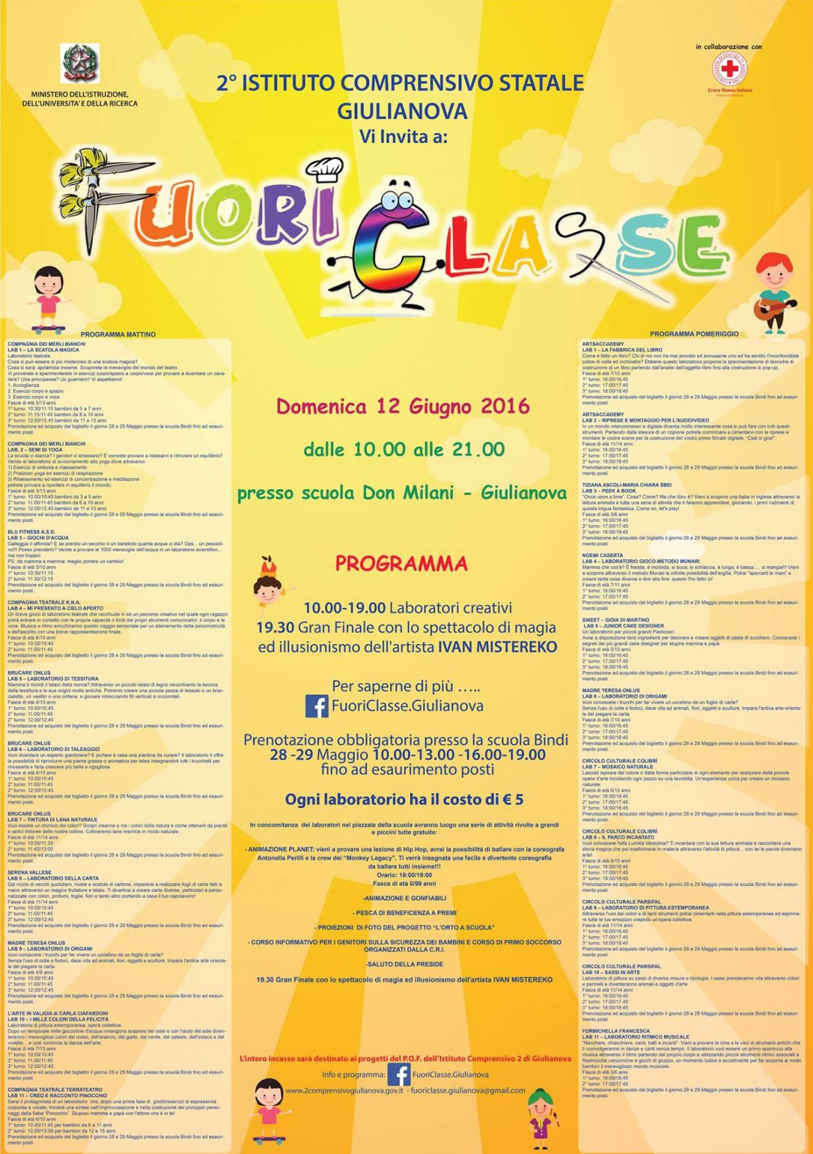 Fuori Classe Laboratori e Spettacoli a Giulianova (Te) | Mamma dove mi porti? Abruzzo e dintorni
