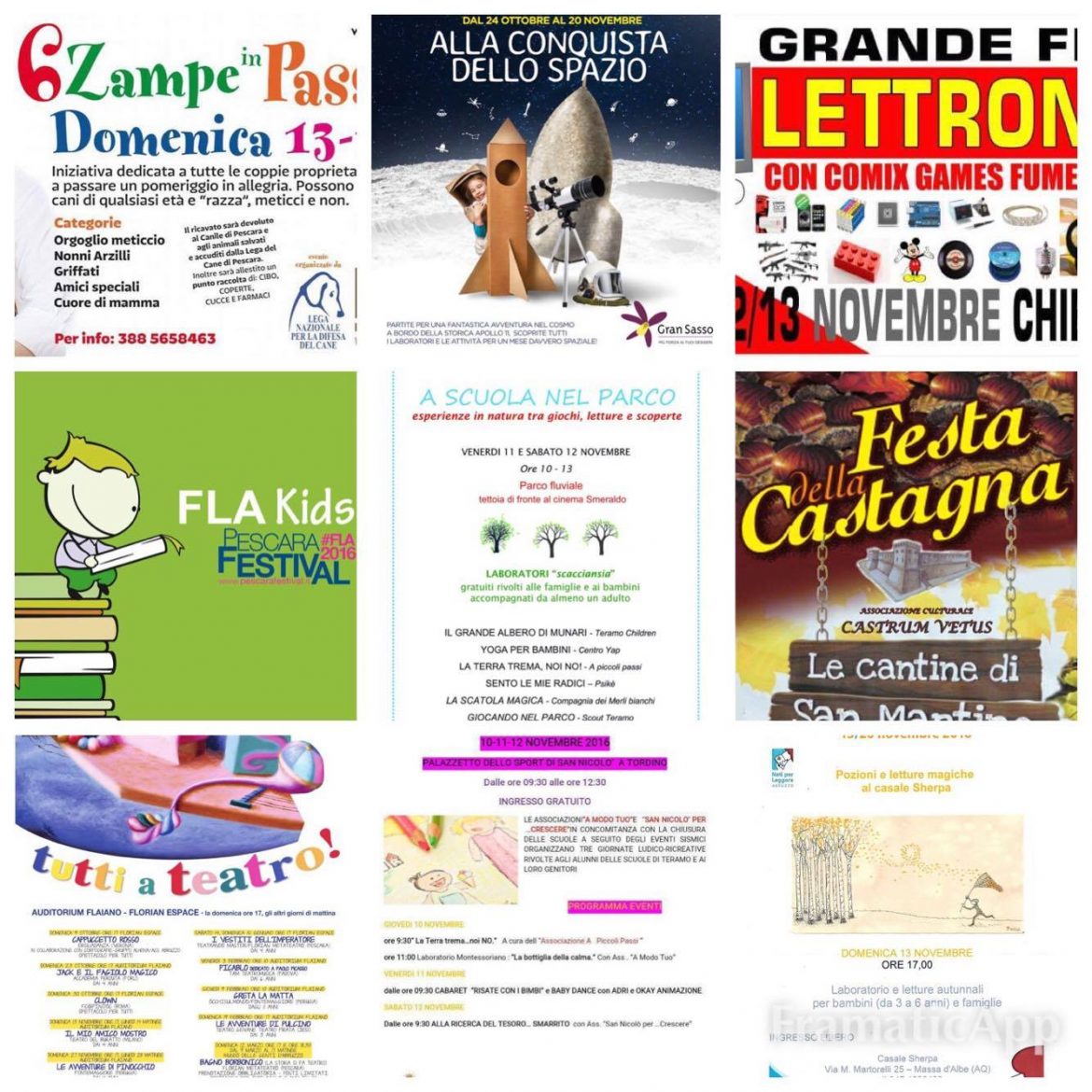 Eventi per famiglie in Abruzzo weekend 11 – 13 novembre 2016 | Mamma dove mi porti? Abruzzo e dintorni
