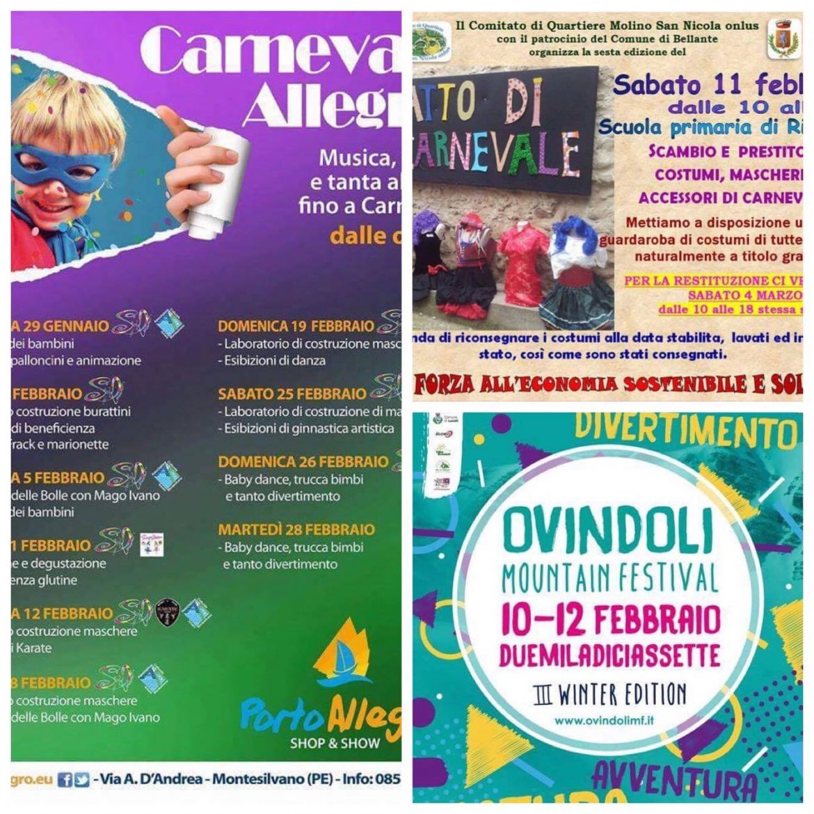 Eventi per famiglie in Abruzzo weekend 10 – 12 febbraio 2017