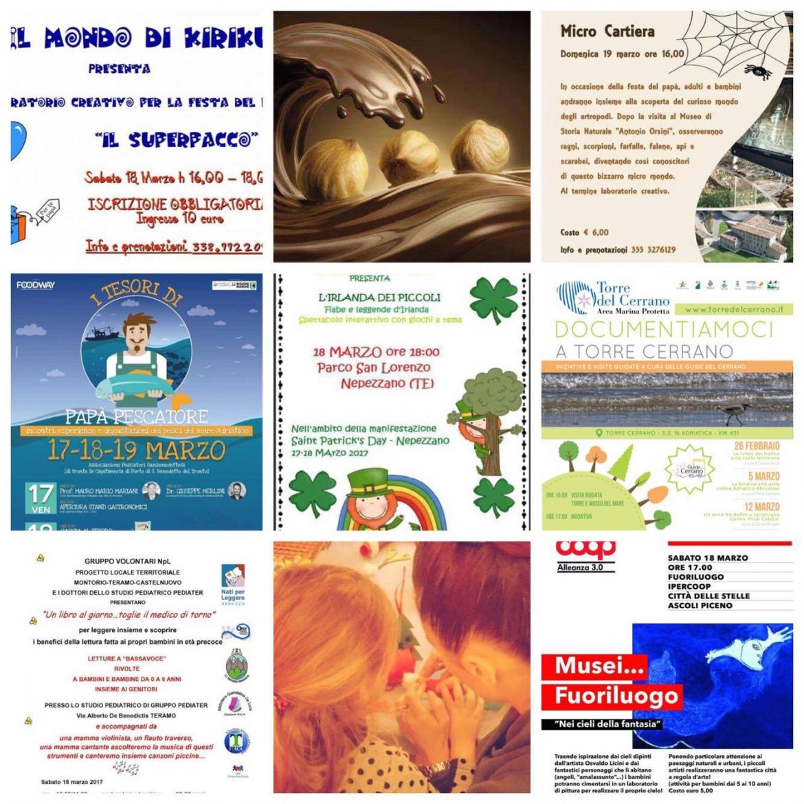 Eventi per famiglie in Abruzzo weekend 17 – 19 marzo 2017