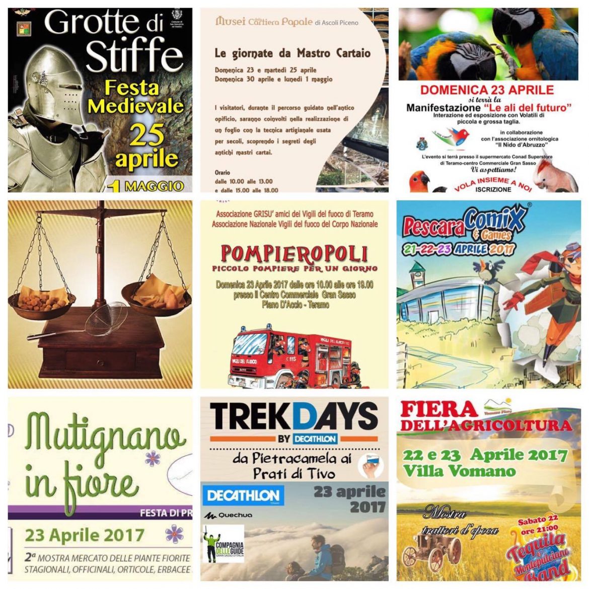 Eventi per famiglie in Abruzzo weekend 21 – 25 aprile 2017