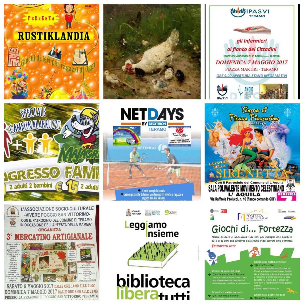 Eventi per famiglie in Abruzzo weekend 5 – 7 maggio 2017