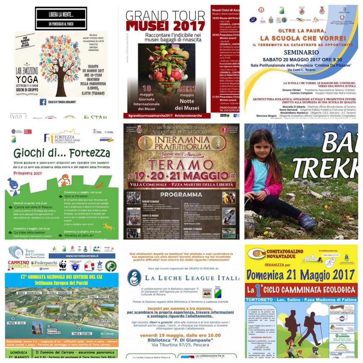 Eventi per famiglie in Abruzzo weekend 19 -21 maggio 2017 – Mamma dove mi porti? Abruzzo e dintorni