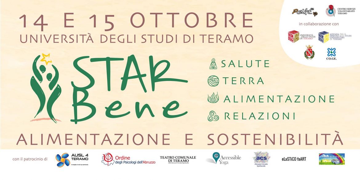 S.T.A.R. Bene 2017 Alimentazione e Sostenibilità a Teramo