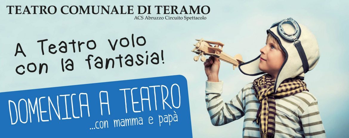 “Domenica a teatro con mamma e papà” e mercoledì ai laboratori in Biblioteca a Teramo