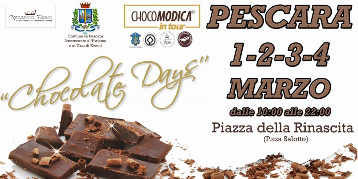 Chocolate Days dall’1 al 4 marzo a Pescara