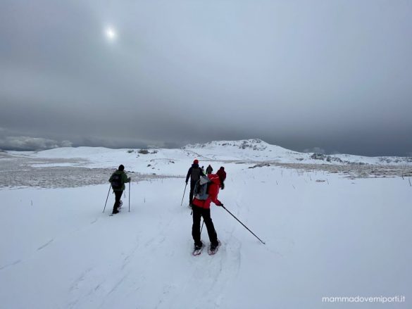 eliciaspolata a roccaraso disegnare sulla neve