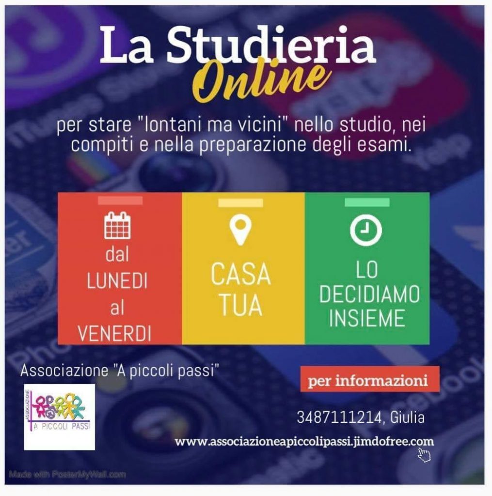 La Studieria on line di A Piccoli Passi