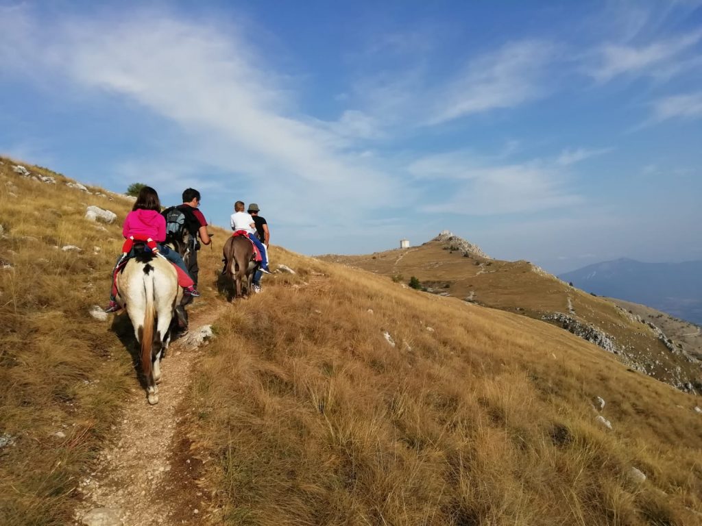 Escursioni con gli asini a Santo Stefano di Sessanio