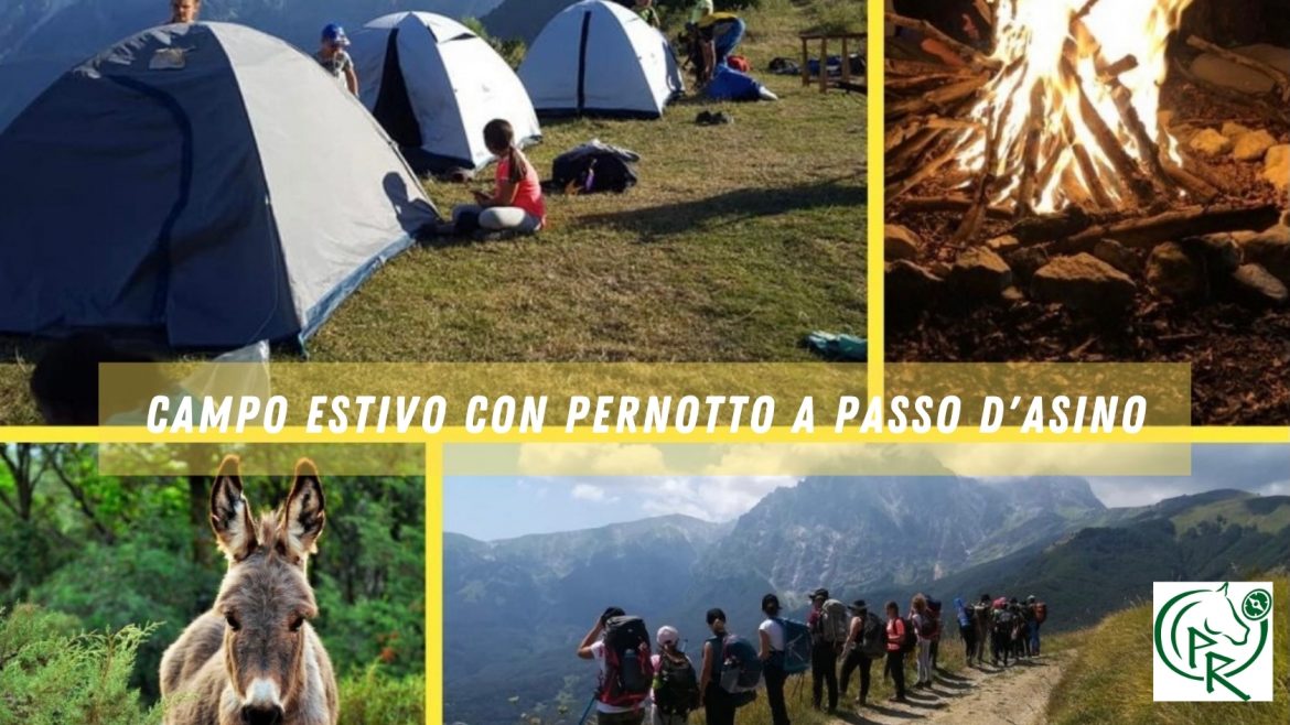 Campo estivo con pernotto: A Passo d’Asino sul Gran Sasso