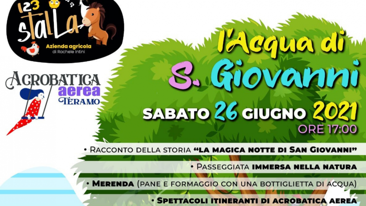 L’Acqua di San Giovanni evento per bambini a Pietracamela