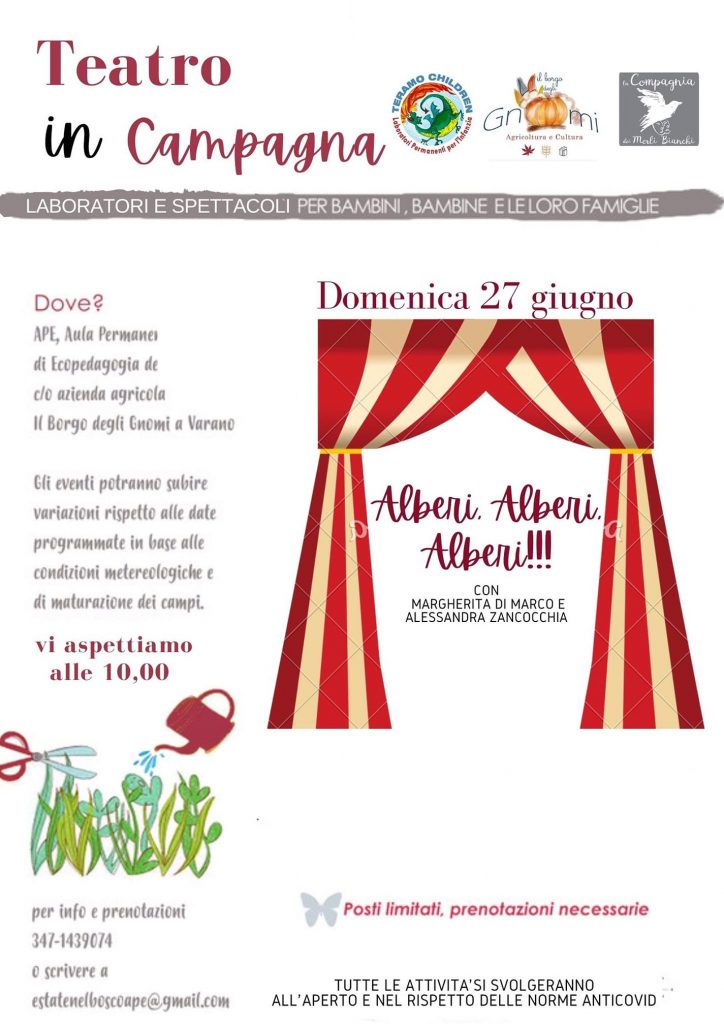Teatro in Campagna con la Compagnia dei Merli Bianchi