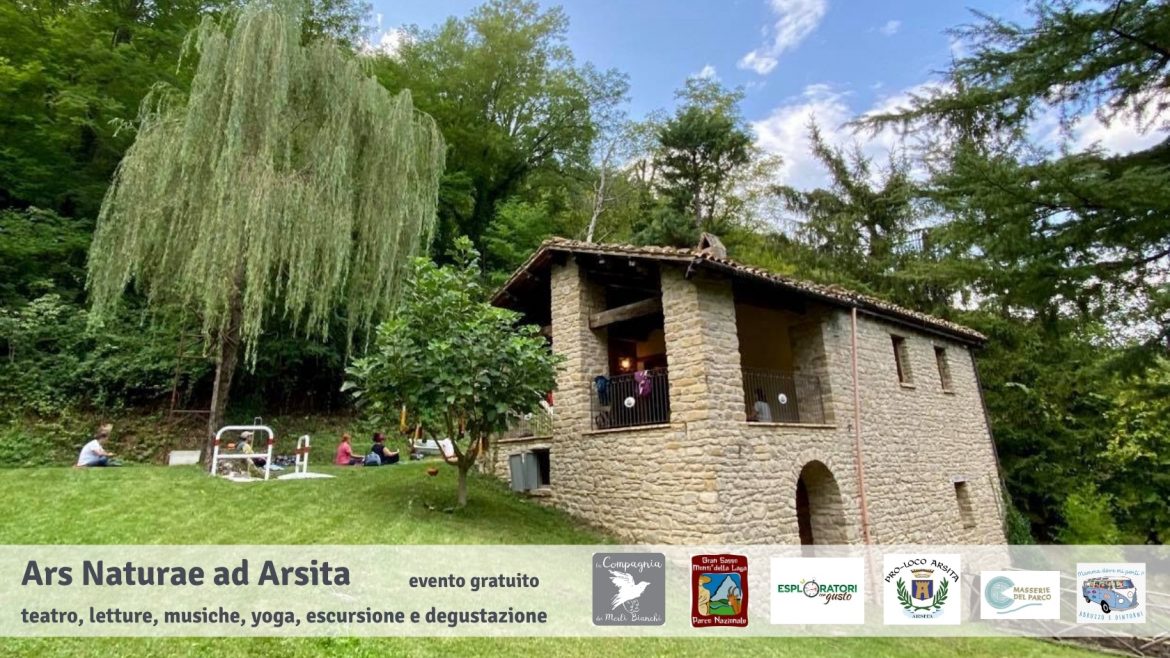 Ars Naturae evento gratuito ad Arsita: percorsi di teatro, letture, musica e yoga