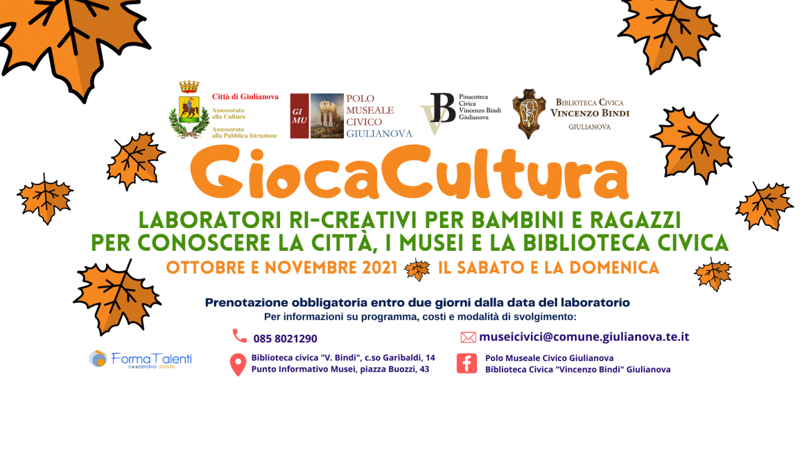 GiocaCultura: laboratori ri-creativi al Polo Museale di Giulianova