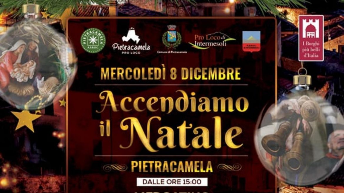 Accendiamo il Natale a Pietracamela: mercatino, laboratori, Babbo Natale e tanto altro