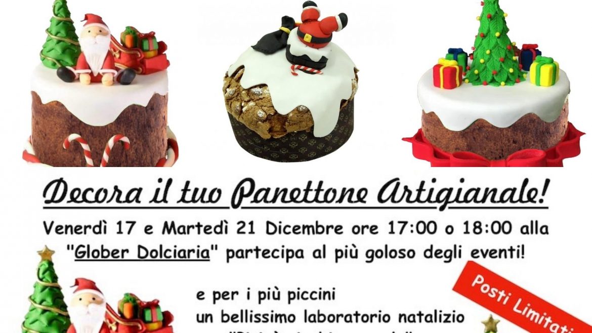 Decora il panettone artigianale abruzzese con Glober Dolciaria