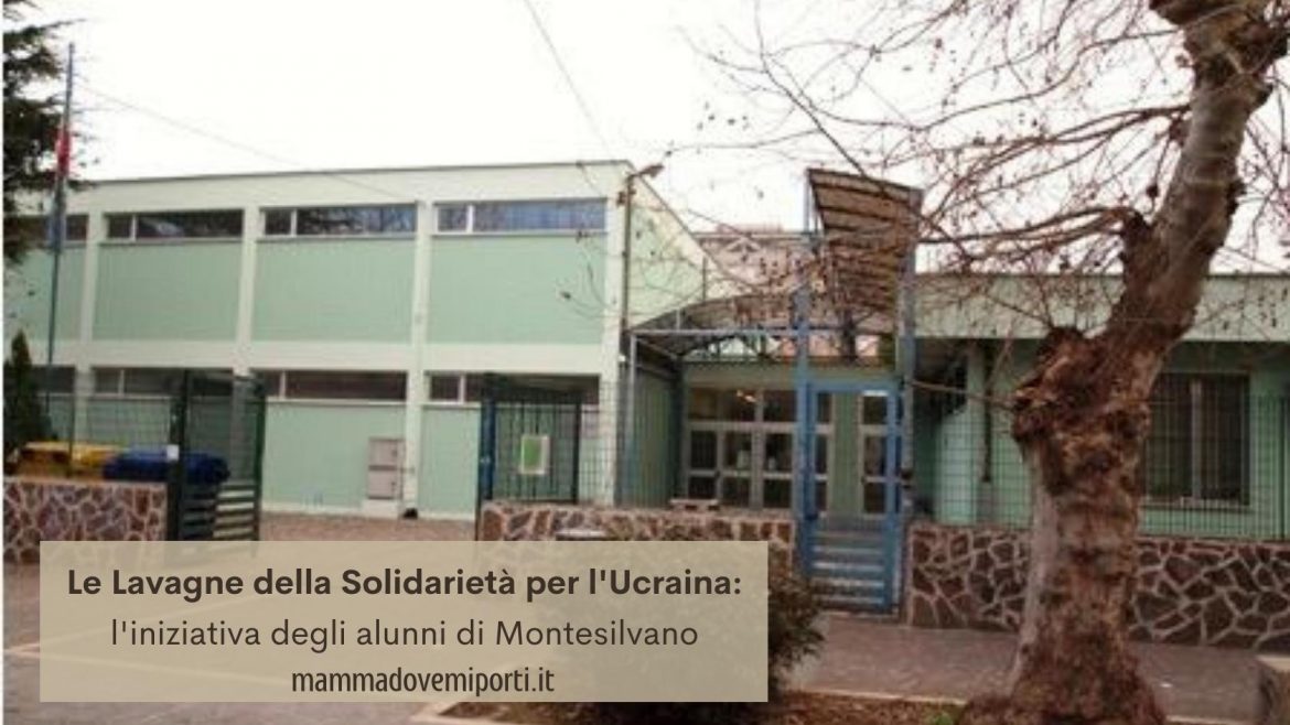 Le lavagne della Solidarietà per l’Ucraina: l’iniziativa degli alunni di Montesilvano 