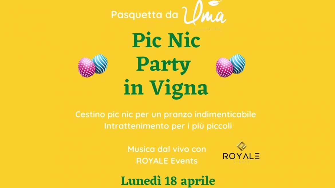 Pic Nic Party in Vigna da Uma Casanatura per Pasquetta a Cellino Attanasio