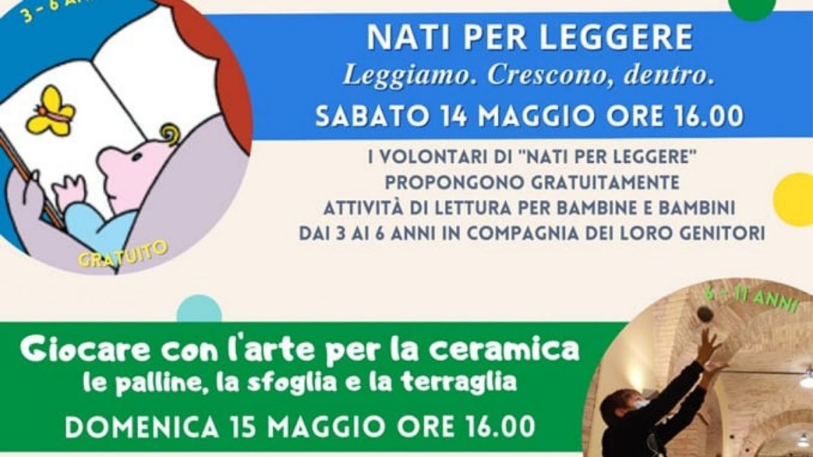 Letture e ceramica per bambini a Giulianova con GiocaCultura