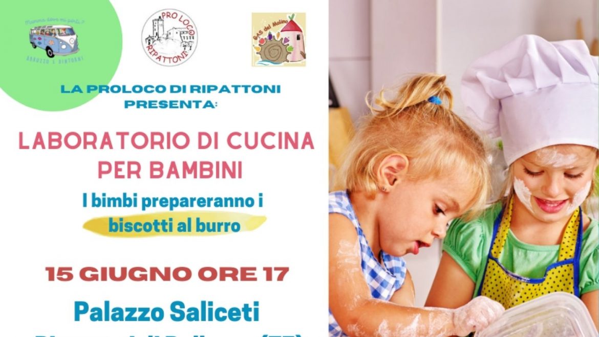 Laboratorio di cucina per bambini a Ripattoni