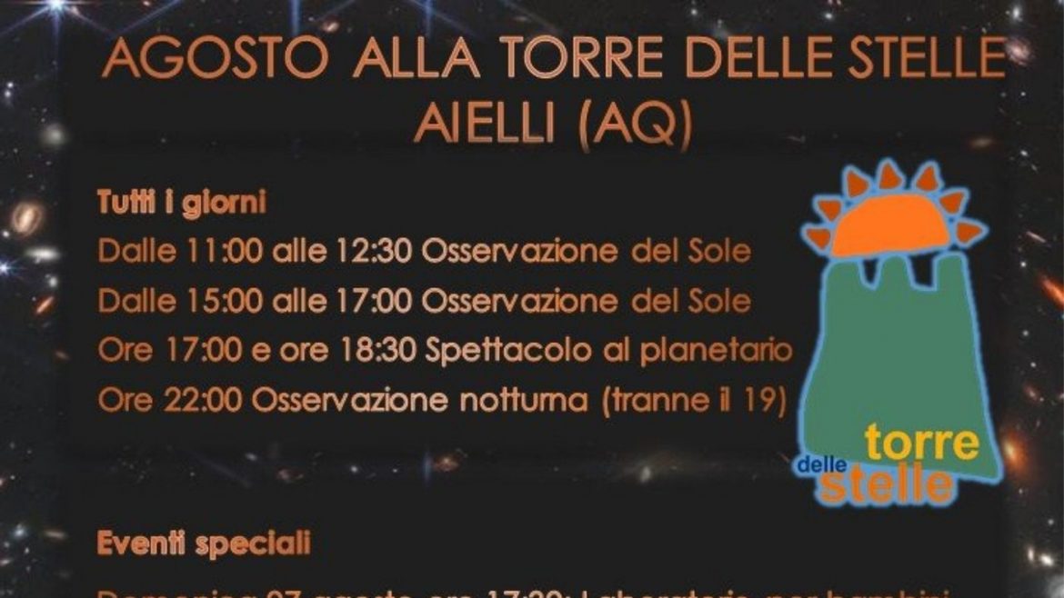 Agosto alla Torre delle Stelle di Aielli