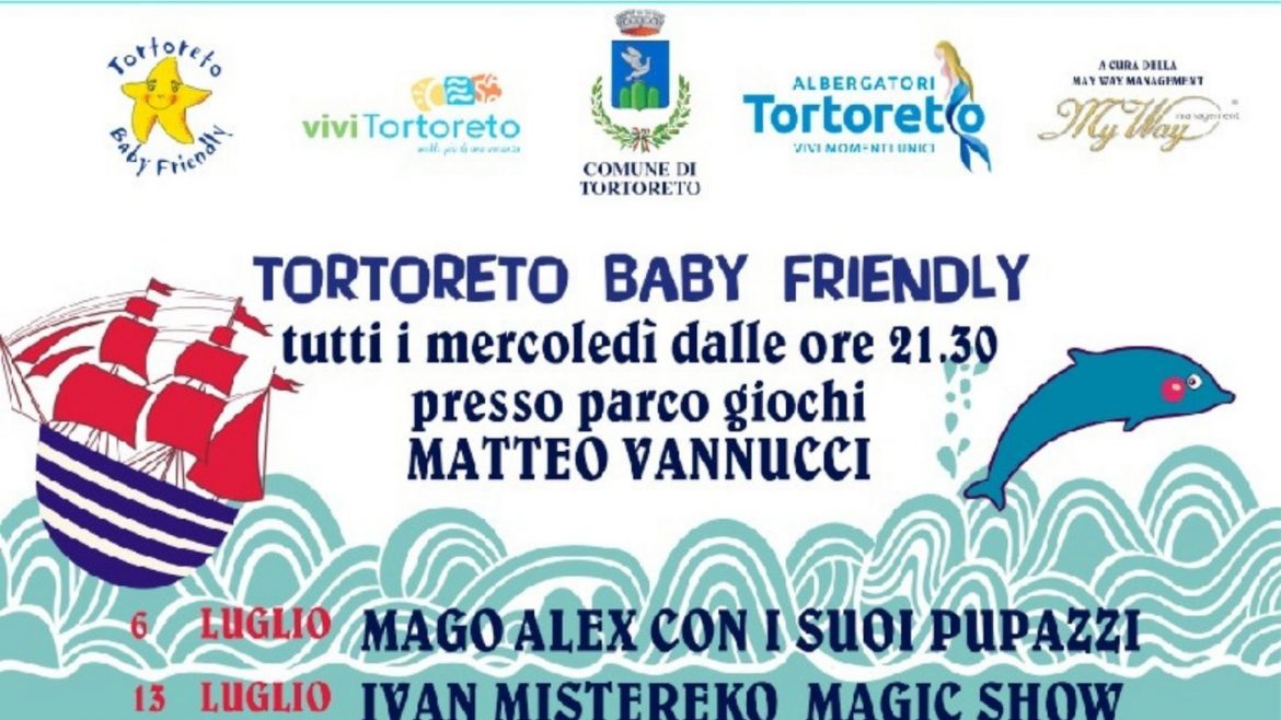 Tortoreto Baby Friendly 2022 spettacoli sul lungomare