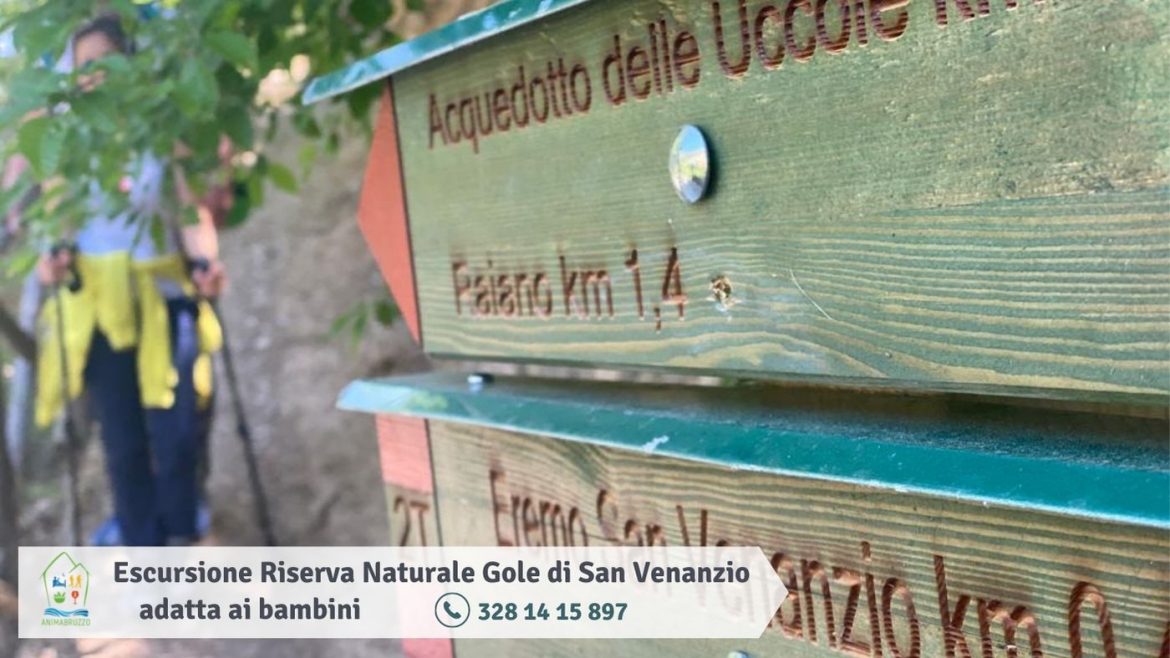 Escursione Riserva Naturale Gole di San Venanzio adatta ai bambini