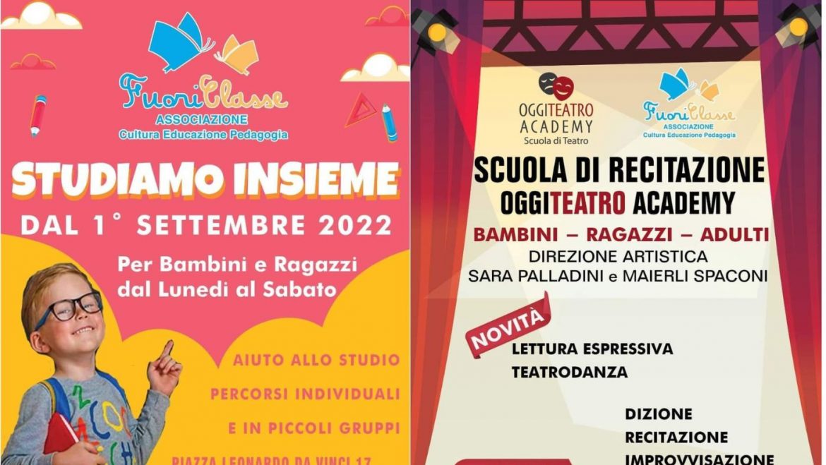 Doposcuola, teatro bambini e adulti a Martinsicuro con Fuori Classe