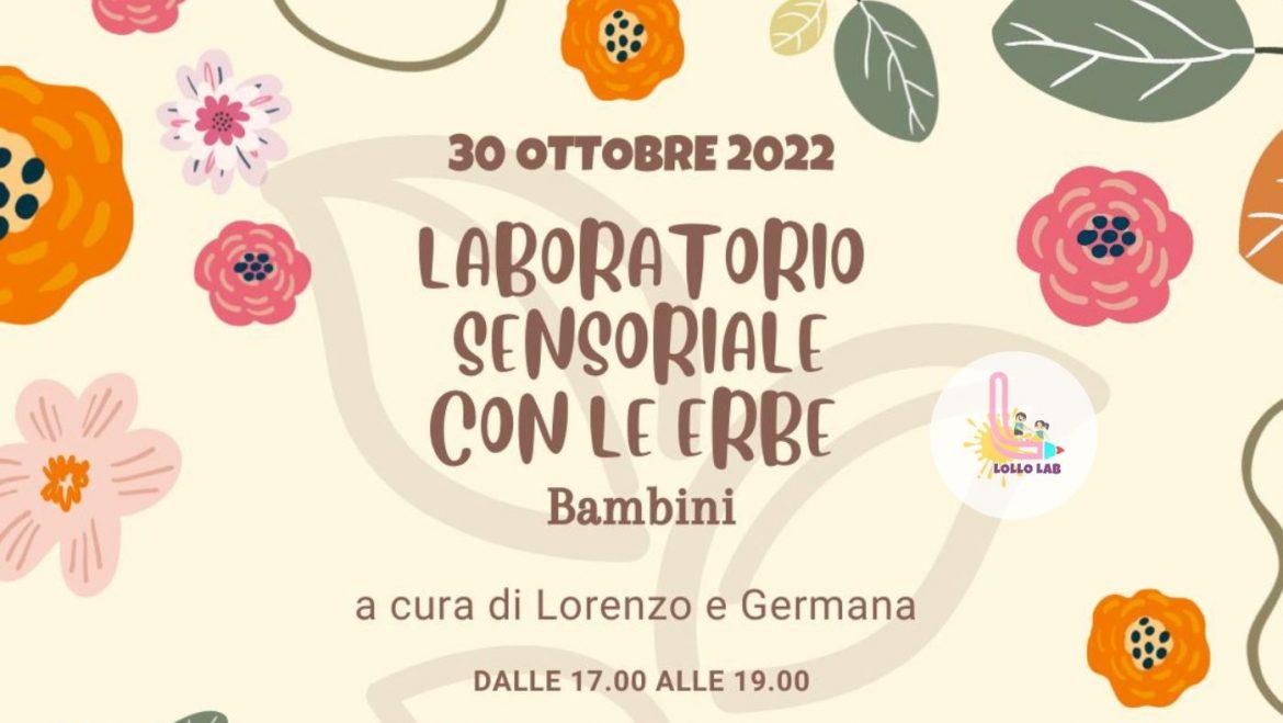 Laboratorio sensoriale con le erbe per bambini a San Buono