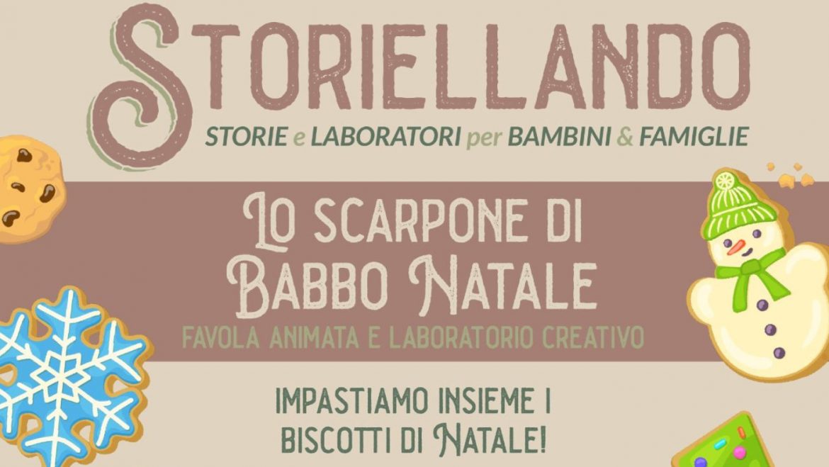 Biscotti di Natale da Casame con laboratorio di cucina e favola 