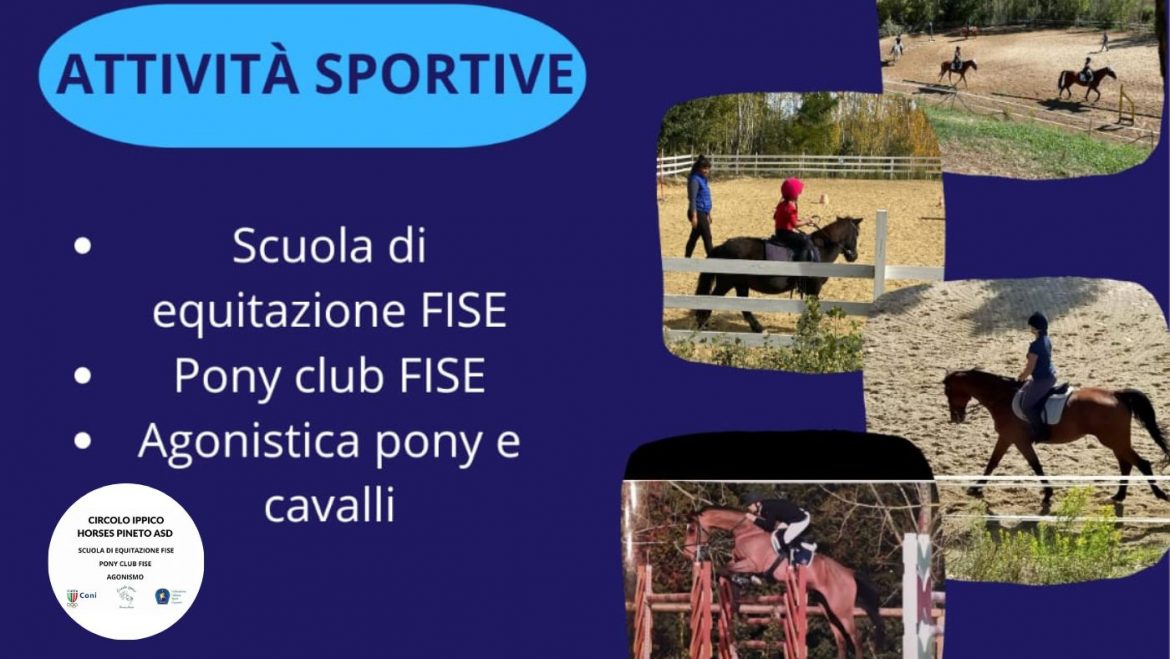 Circolo Ippico Horses Pineto Asd attività sportive e buoni regalo