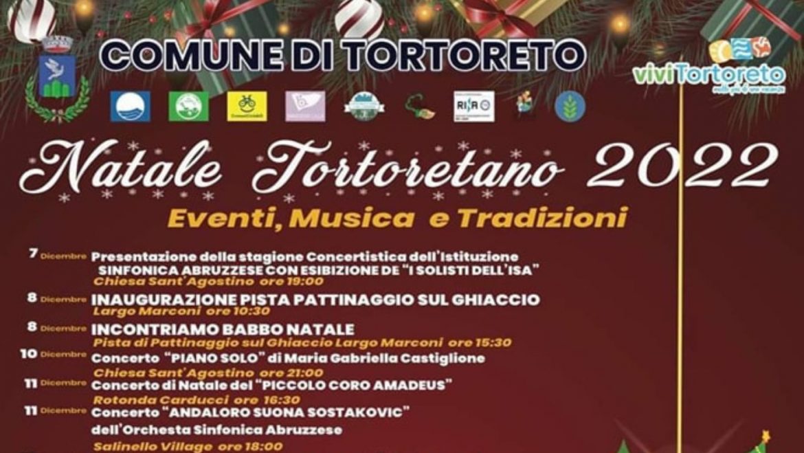 Natale a Tortoreto 2022 eventi, musica e tradizioni