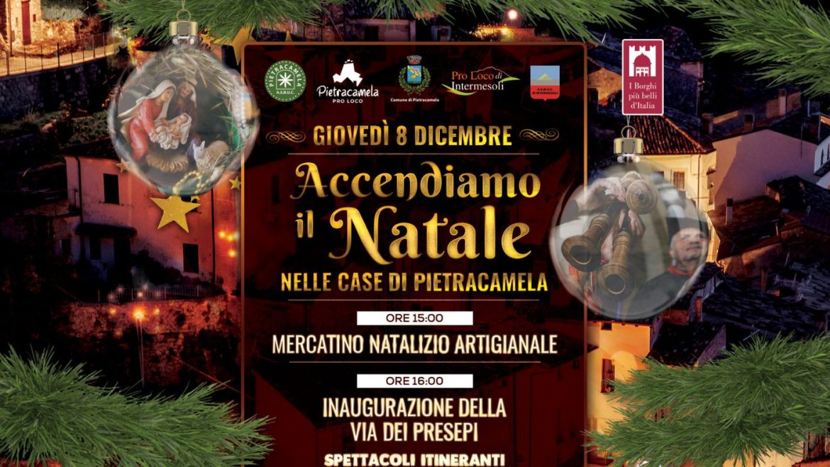 Accendiamo il Natale a Pietracamela 2022: presepi, mercatino e spettacoli