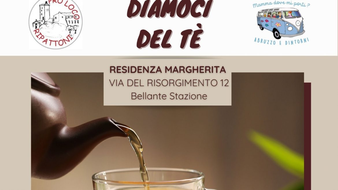 Degustazione di tè a Bellante Stazione con Diamoci del Tè