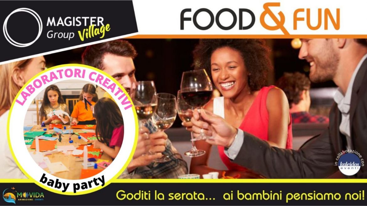 Cena e Laboratori creativi a Montesilvano da Magister Village