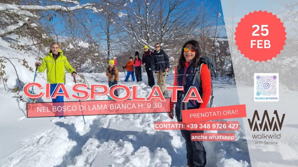 Ciaspolata nel Bosco di Lama Bianca adatta ai bambini