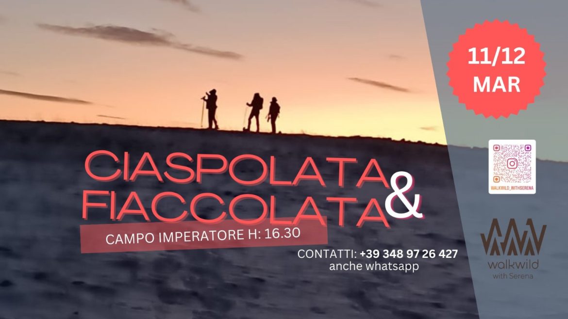 Ciaspolata e Fiaccolata a Campo Imperatore adatta ai bambini