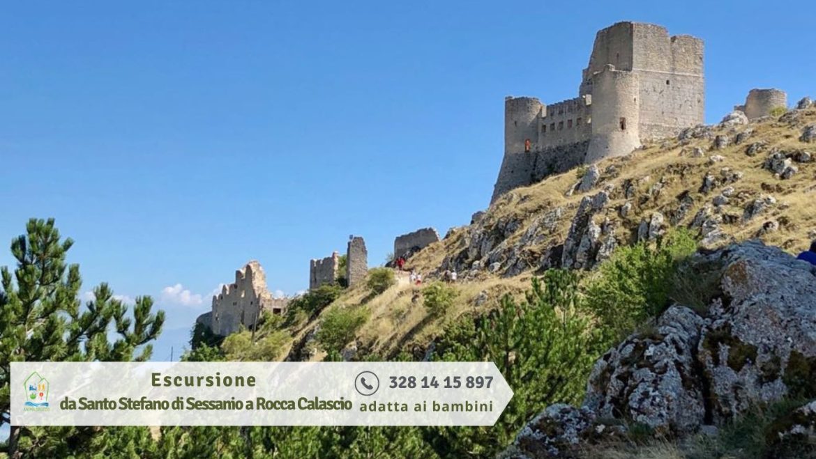 Escursione adatta ai bambini da Santo Stefano di Sessanio a Rocca Calascio