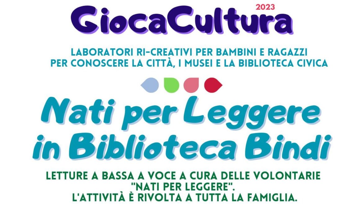 GiocaCultura con le Letture di Nati per Leggere in Biblioteca a Giulianova 