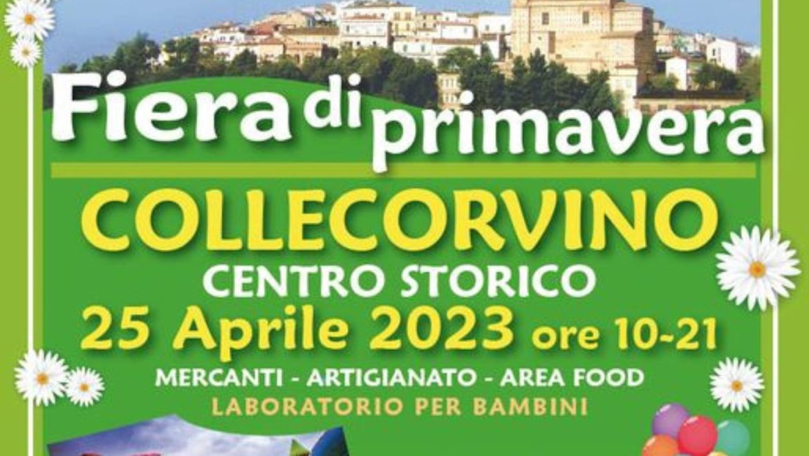 Fiera di Primavera a Collecorvino con artigianato, laboratori e area food