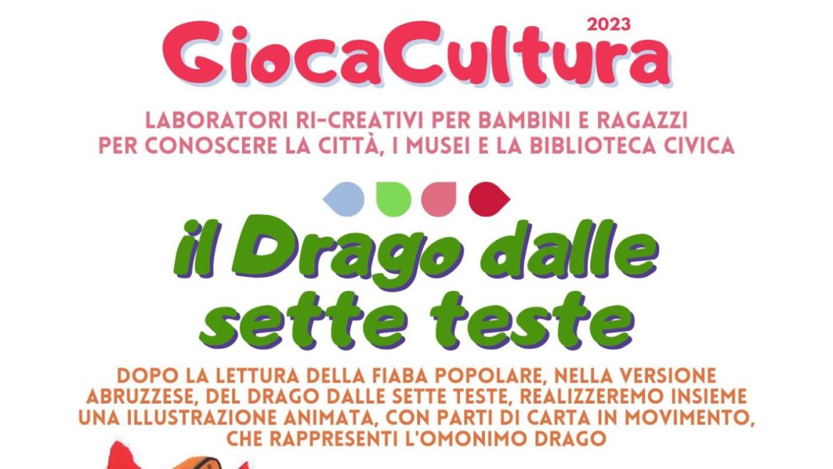 Letture e laboratorio per bambini a Giulianova con GiocaCultura
