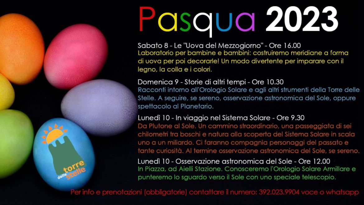 Pasqua 2023 alla Torre delle Stelle di Aielli