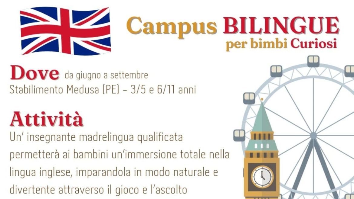 Campus Bilingue per imparare l’inglese a Pescara