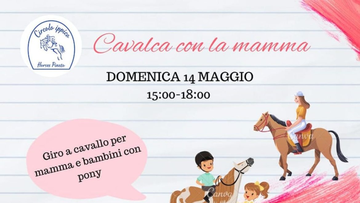 Festa della mamma con cavalli e pony a Pineto