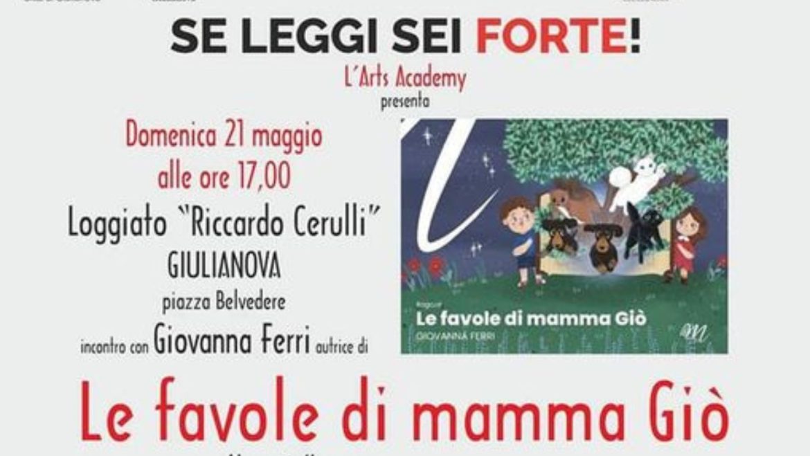 Il Maggio dei Libri a Giulianova con Le Favole di Mamma Gio