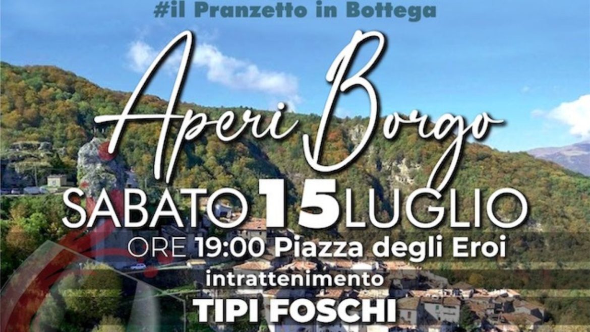Aperiborgo a Pietracamela con degustazione e musica