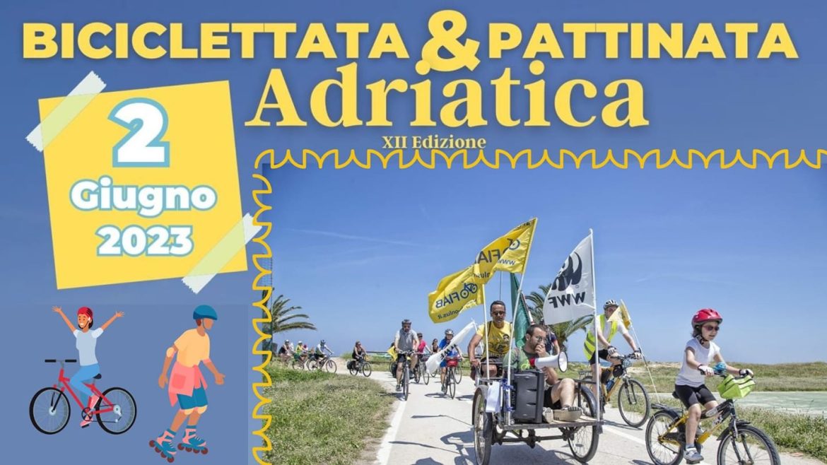 Biciclettata e Pattinata Adriatica 2023 per una mobilità sostenibile