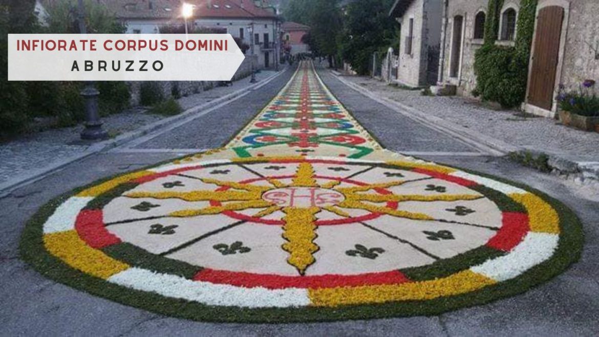 Infiorate Corpus Domini 2023 in Abruzzo divise per provincia