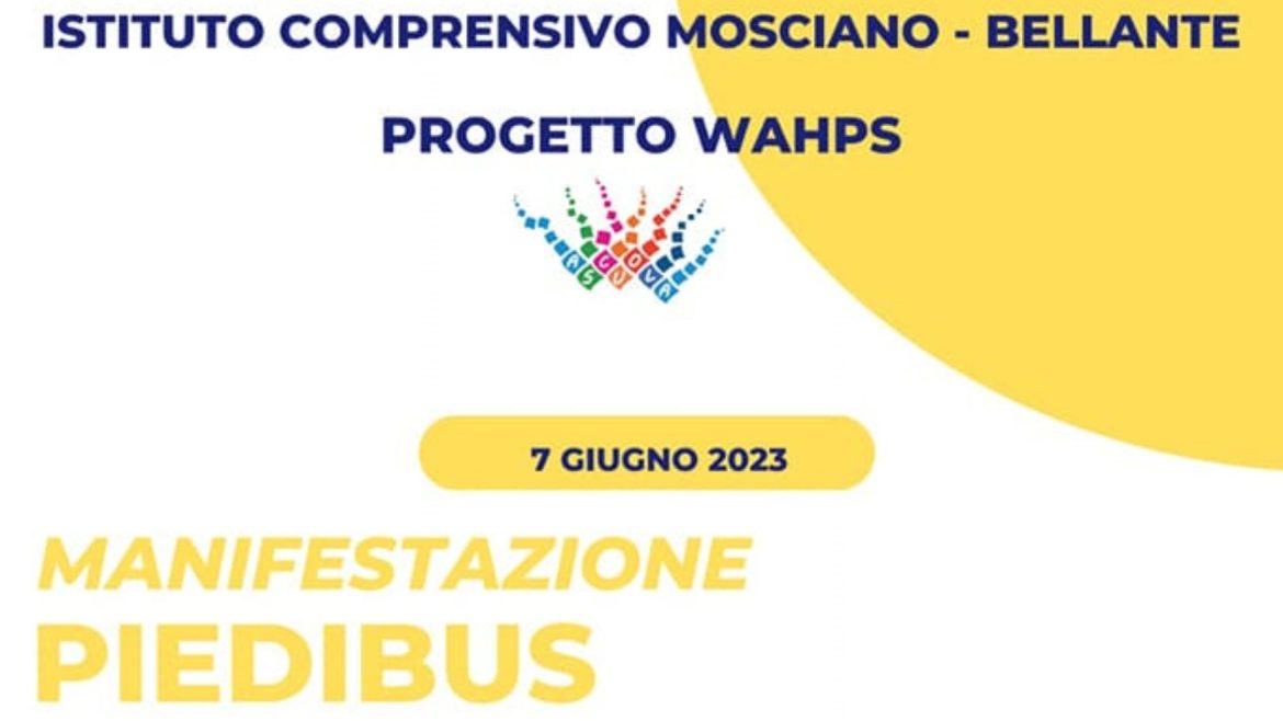 Piedibus a Bellante Stazione per i bambini della Primaria di Ripattoni
